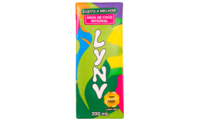 Imagem: Lynv lança água de coco em embalagem de 200ml para o público infantil