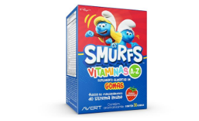 Imagem: Linha Avert Saúde ganha suplemento alimentar estampado pelos Smurfs