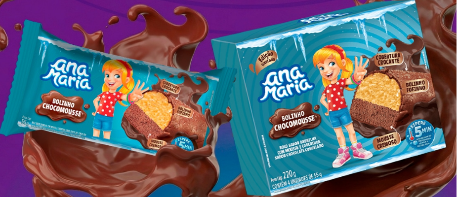 Imagem destaque: Ana Maria entra no food service com Chocomousse