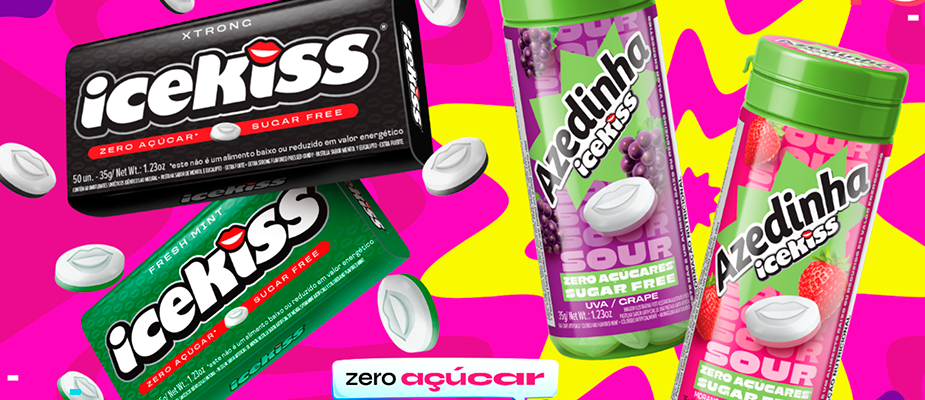 Imagem destaque: Icekiss passa por rebranding e lança linha zero açúcar