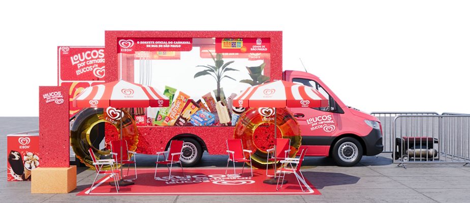Imagem destaque: Kibon leva truck para os blocos de rua em collab com Guaraná