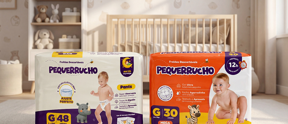 Imagem destaque: CCM amplia portfólio infantil com nova linha de fraldas