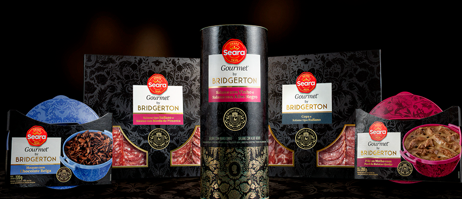 Imagem destaque: Seara Gourmet lança linha de produtos inspirados em Bridgerton