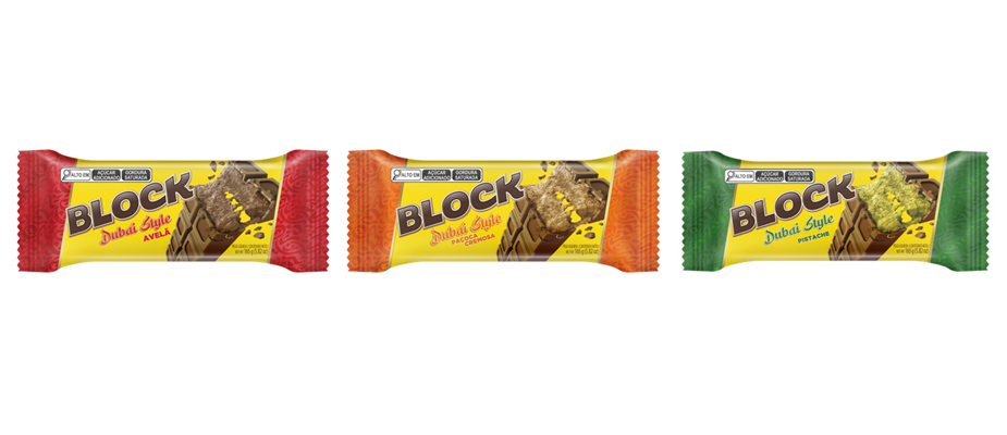Imagem destaque: Com ingrediente típico de doces árabes, Arcor lança Block Dubai Style