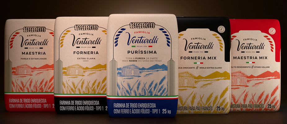 Imagem destaque: Moinho Globo apresenta linha Famiglia Venturelli Pro para o food service