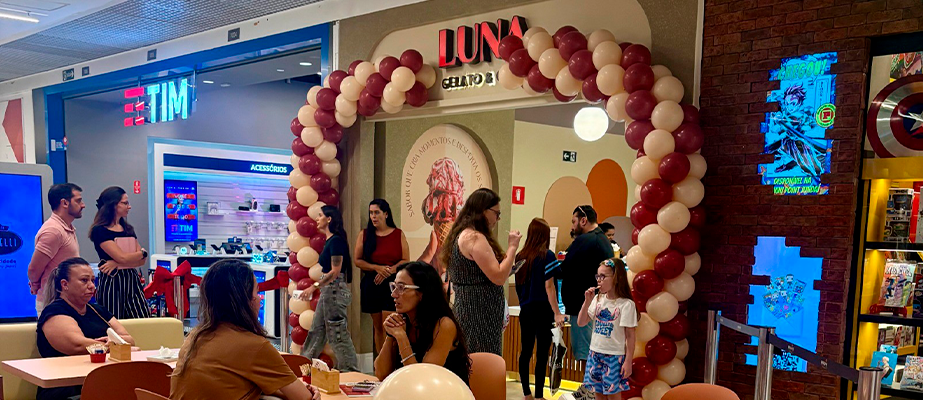 Imagem destaque: Luna Gelato & Caffè inaugura unidade em Diadema (SP) e projeta expansão em 2026