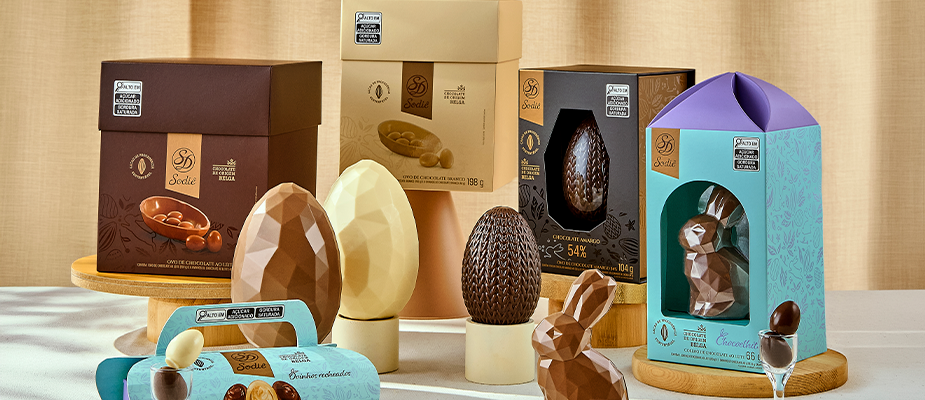 Imagem destaque: Páscoa impulsiona estratégia da Sodiê Doces no segmento de chocolates