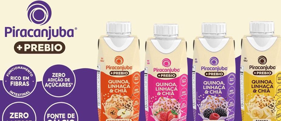 Imagem destaque: Piracanjuba amplia linha +Prebio com novos sabores e fibras prebióticas