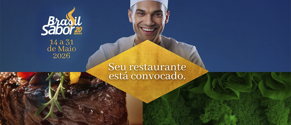 Imagem destaque: Abrasel promove 20ª edição do Brasil Sabor
