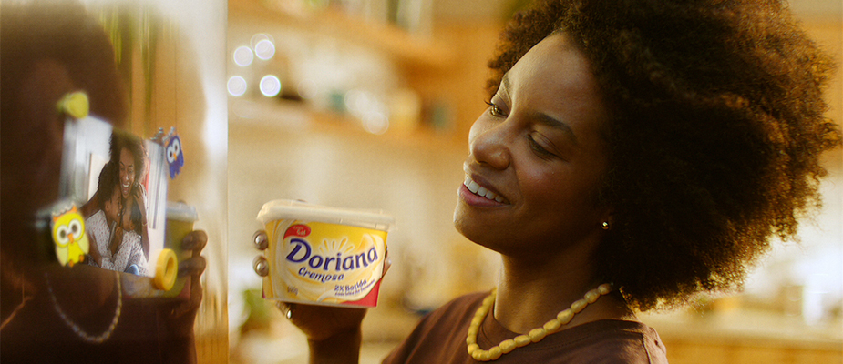 Imagem destaque: Doriana reforça nova receita e embalagem em campanha