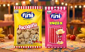 Imagem: Fini amplia linha com Tubes sabor Maçã do Amor e Marshmallow Paçoquita