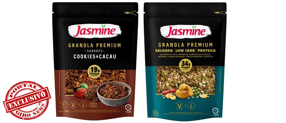 Imagem destaque: Jasmine amplia linha premium de granolas com proteína