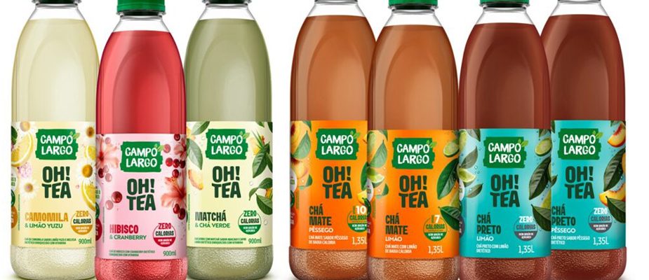 Imagem destaque: Campo Largo lança Oh!Tea e avança no mercado de chás