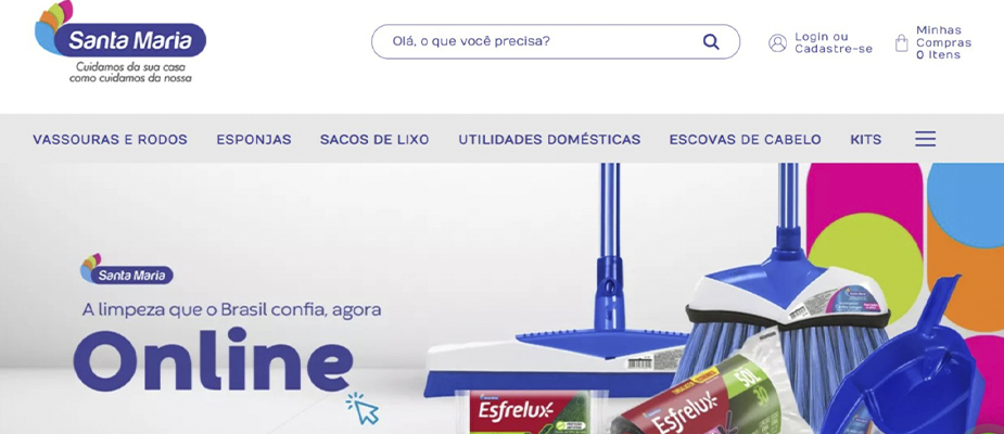 Imagem destaque: Santa Maria lança e-commerce próprio com portfólio completo