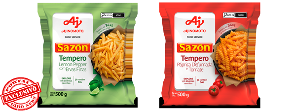 Imagem: Ajinomoto aposta em praticidade  e lança Tempero SAZÓN Profissional para batata frita