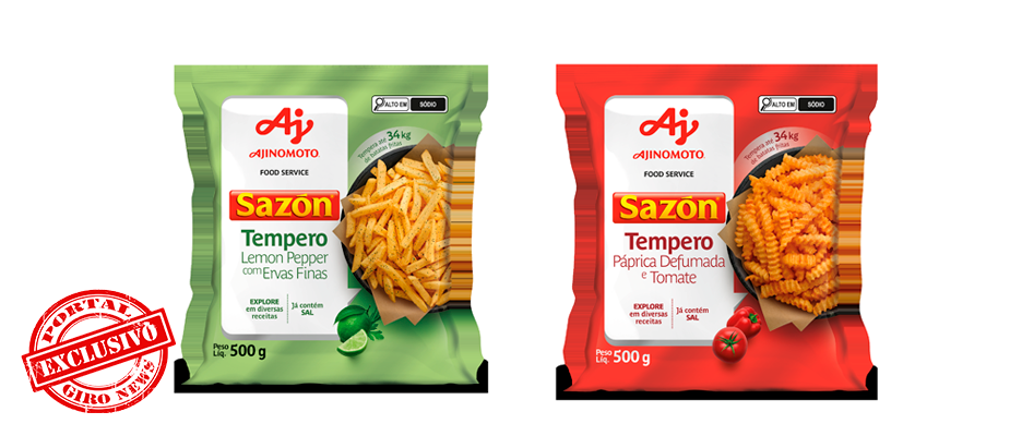 Imagem destaque: Ajinomoto aposta em praticidade  e lança Tempero SAZÓN Profissional para batata frita