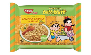 Imagem: Nissin lança sabor Galinha Caipira com Milho na linha Turma do Chico Bento
