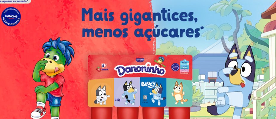 Imagem destaque: Danoninho lança embalagens temáticas em parceria com a animação Bluey