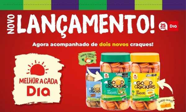 Imagem: Dia Supermercados amplia linha de marca própria com novos snacks