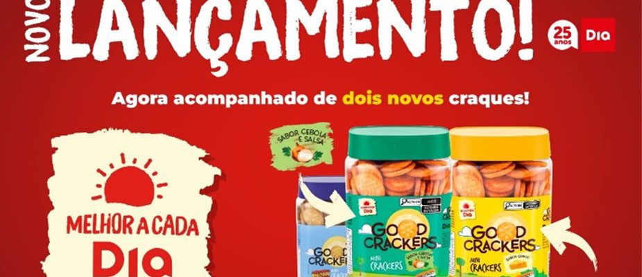 Imagem destaque: Dia Supermercados amplia linha de marca própria com novos snacks
