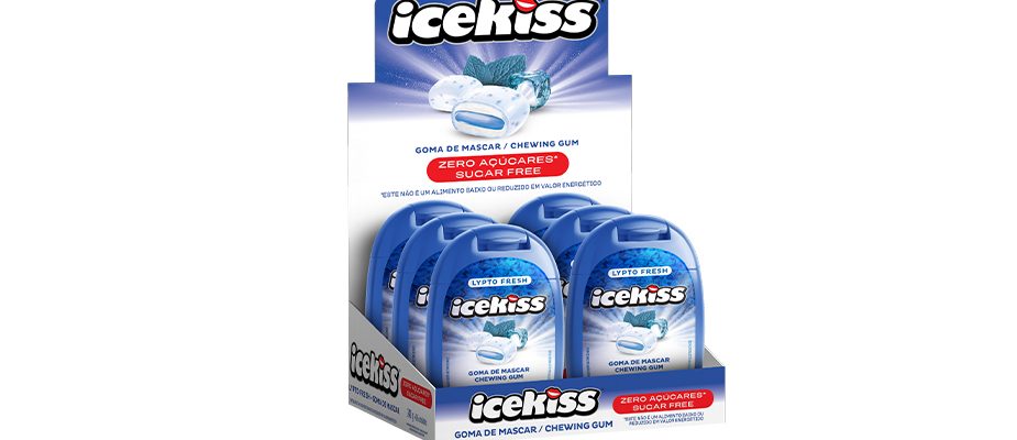 Imagem destaque: Icekiss entra no segmento de gomas de mascar zero açúcar