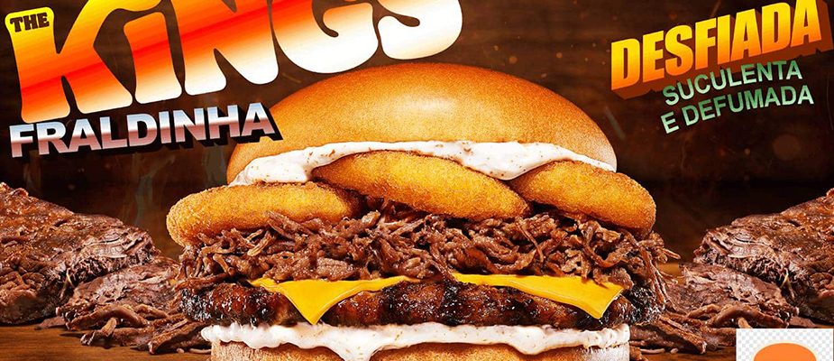 Imagem destaque: Burger King lança King Fraldinha na linha premium