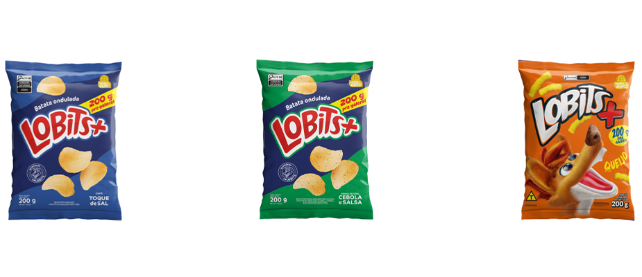 Imagem destaque: Lobits expande linha de snacks focada em consumo coletivo