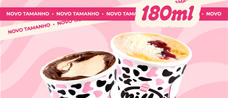 Imagem destaque: Milky Moo lança milkshake de 180 ml para criar nova janela de vendas