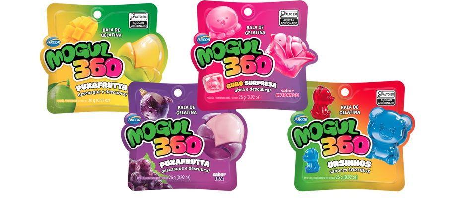 Imagem destaque: Arcor traz marca Mogul ao Brasil, com foco em balas de gelatina sensoriais