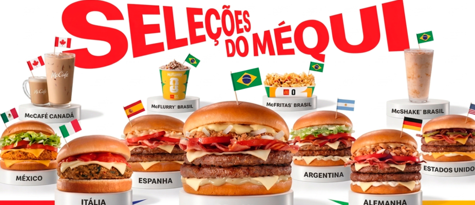 Imagem destaque: ‘Seleções do Méqui’ traz combo Brasil e novidades para a Copa do Mundo