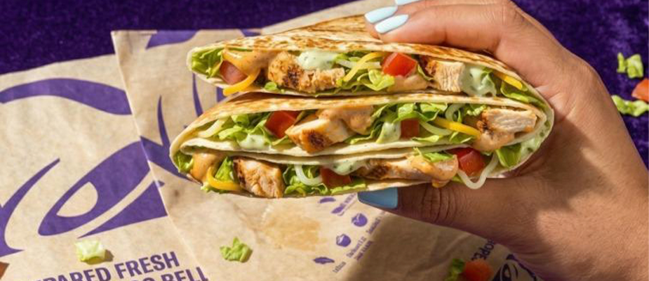 Imagem destaque: Taco Bell lança Stacker de frango e reforça mudança na preferência do público