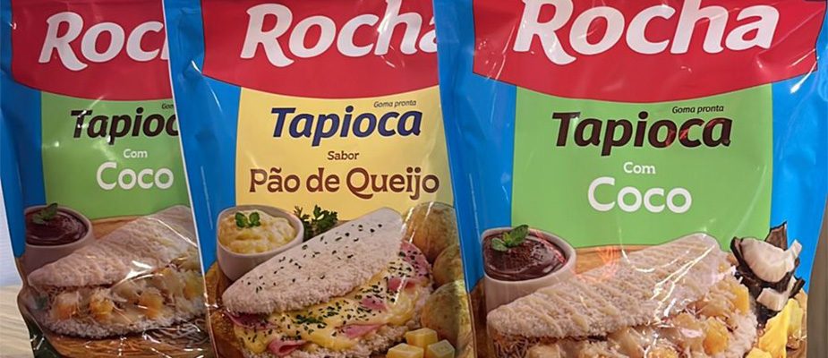 Imagem destaque: Rocha Alimentos lança tapiocas saborizadas de pão de queijo e coco