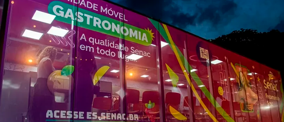 Imagem destaque: Vitória (ES) recebe Unidade Móvel de Gastronomia com foco em capacitação