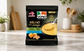 Imagem: VONO amplia linha de sopas proteicas sabor milho com frango na linha de sopas proteicas