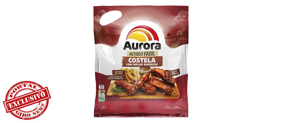Imagem destaque: Aurora amplia portfólio de suínos com Costela Petisco Fácil