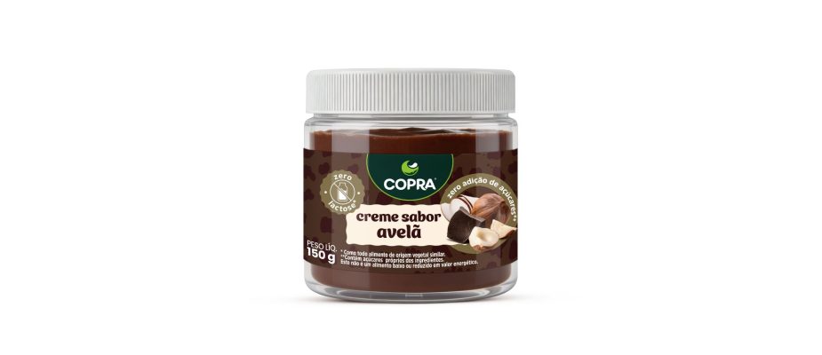 Imagem destaque: Creme de avelã vegano é novidade no portfólio da Copra