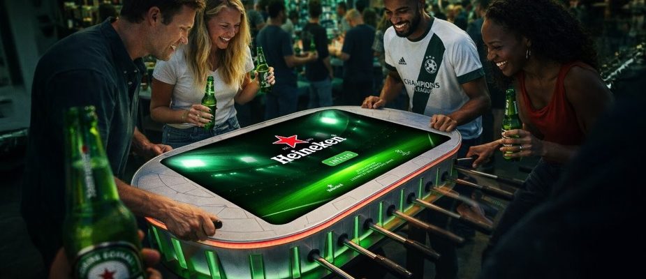 Imagem destaque: Heineken transforma bares em arenas da UEFA Champions League no Brasil