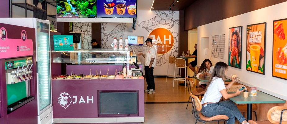 Imagem destaque: JAH Coffee & Tea acelera expansão: segunda unidade em SP e planos para BH