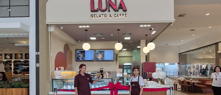 Imagem destaque: Luna Gelato & Caffè amplia presença em São Paulo com nova unidade