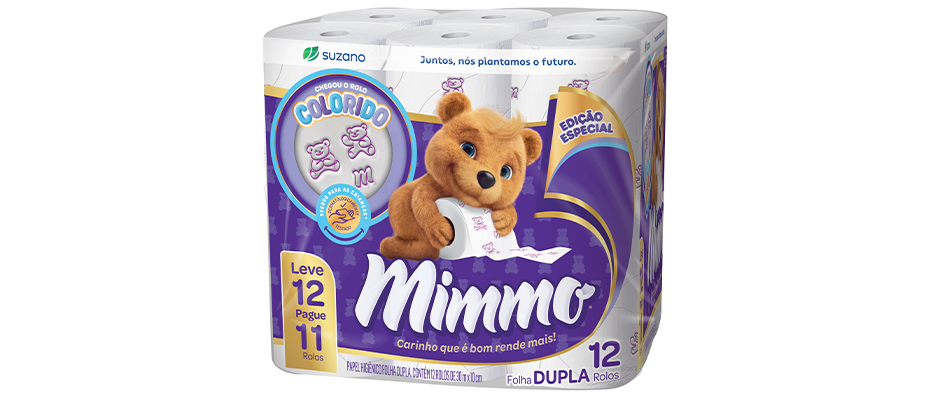 Imagem destaque: Mimmo lança papel higiênico com desenhos coloridos