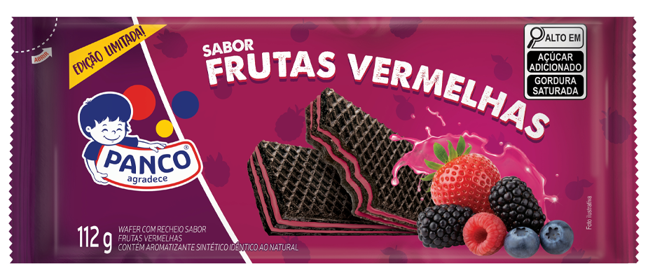 Imagem destaque: Panco lança wafer sabor frutas vermelhas em edição limitada