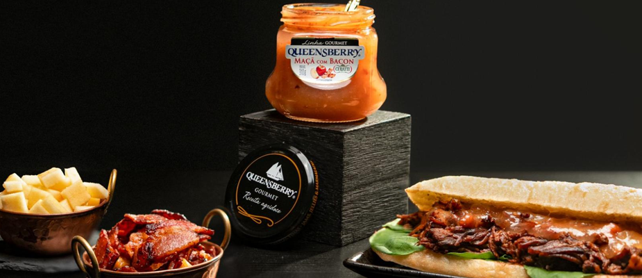 Imagem destaque: Queensberry e Ceratti lançam geleia de maçã com bacon