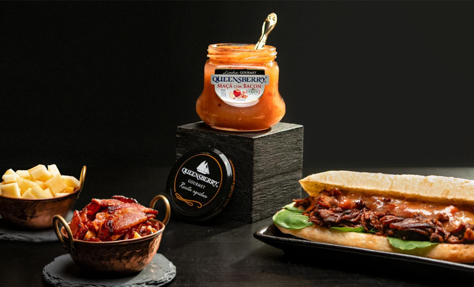 Imagem: Queensberry e Ceratti lançam geleia de maçã com bacon