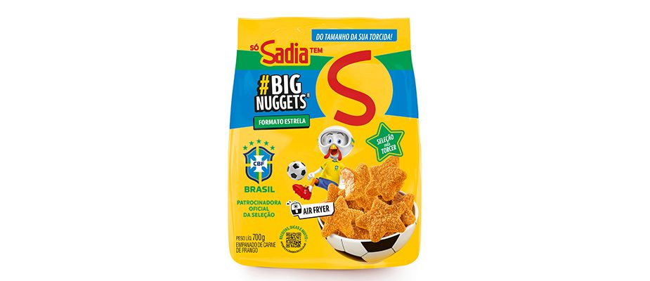 Imagem destaque: Sadia lança Big Nuggets em formato de estrela para a Copa do Mundo