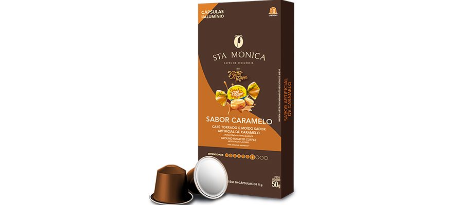 Imagem destaque: Café Sta Monica e Butter Toffees lançam cápsula de café aromatizada com caramelo