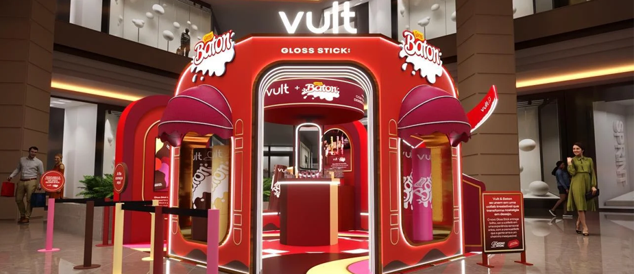 Imagem destaque: Vult e Baton levam ativação sensorial para o Shopping Center Norte (SP)