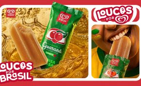 Imagem: Kibon lança picolé em parceria com Guaraná Antarctica