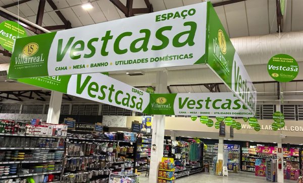 Imagem: Villarreal e Simpatia Supermercados recebem espaços da Vestcasa