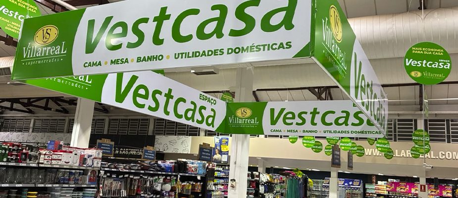 Imagem destaque: Villarreal e Simpatia Supermercados inauguram espaços Vestcasa em Cruzeiro e São Bento do Sapucaí