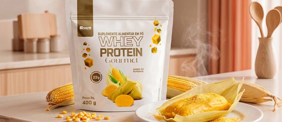Imagem destaque: Growth Supplements lança whey protein sabor pamonha para o período junino